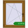 Ціноутворення Вікна 800x1000 мм REHAU SYNEGO MD LIGHT_OAK з двох сторін. Ціна: ₴10,597.09