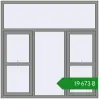 Ціноутворення Вікна 1800x1800 мм Altest Pony 375 RAL 9007 Grey aluminium з двох сторін. Ціна: ₴19,673.46