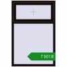 Ціноутворення Вікна 1000x1500 мм REHAU Euro 60 BLACK_BROWN з двох сторін. Ціна: ₴7,501.31