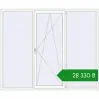 Ціноутворення Вікна 2400x2000 мм REHAU SYNEGO MD BLACK_ULTI-MATT ззовні. Ціна: ₴28,329.93