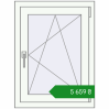 Ціноутворення Вікна 600x800 мм REHAU Euro 70 Білий (RAL 9016) з двох сторін. Ціна: ₴5,658.66