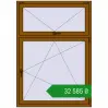 Ціноутворення Вікна 1200x1700 мм REHAU Brillant-Design GOLDEN OAK з двох сторін. Ціна: ₴32,585.28