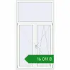 Ціноутворення Вікна 1200x2200 мм REHAU Euro 70 Білий (RAL 9016) з двох сторін. Ціна: ₴16,010.85
