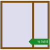 Ціноутворення Вікна 1490x1460 мм REHAU SYNEGO MD GOLDEN OAK з двох сторін. Ціна: ₴16,768.10