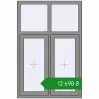 Ціноутворення Вікна 1000x1500 мм Altest Pony 375 RAL 9007 Grey aluminium з двох сторін. Ціна: ₴12,698.15