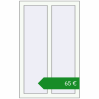 Ціноутворення Вікна 680x1100 мм REHAU Euro 60. Ціна: €64.97