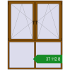 Ціноутворення Вікна 1750x2200 мм REHAU Brillant-Design GOLDEN OAK з двох сторін. Ціна: ₴37,111.74