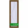 Ціноутворення Вікна 700x2100 мм REHAU Euro 70 WALNUT з двох сторін. Ціна: ₴11,470.33