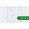 Ціноутворення Вікна 2880x1610 мм REHAU Euro 70 Білий (RAL 9016) з двох сторін. Ціна: ₴24,753.57