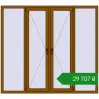 Ціноутворення Вікна 2000x1800 мм REHAU Euro 60 GOLDEN OAK з двох сторін. Ціна: ₴29,706.98