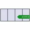 Ціноутворення Вікна 3500x1500 мм Altest Pony 375 RAL 7026 Granite grey з двох сторін. Ціна: ₴22,069.82