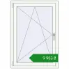 Ціноутворення Вікна 830x1190 мм REHAU Brillant-Design Білий (RAL 9016) з двох сторін. Ціна: ₴9,953.06