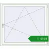 Ціноутворення Вікна 1350x1200 мм REHAU Brillant-Design Білий (RAL 9016) з двох сторін. Ціна: ₴11,414.33