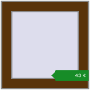 Ціноутворення Вікна 430x430 мм REHAU Euro 70 WALNUT з двох сторін. Ціна: €42.54