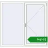 Ціноутворення Вікна 1500x1438 мм REHAU Euro 60 GOLDEN OAK ззовні. Ціна: ₴9,613.85