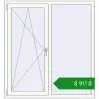 Ціноутворення Вікна 1320x1420 мм REHAU Euro 70 Білий (RAL 9016) з двох сторін. Ціна: ₴8,911.32