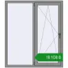 Ціноутворення Вікна 1300x1500 мм Altest Pony 375 RAL 9007 Grey aluminium з двох сторін. Ціна: ₴18,107.73