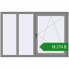 Ціноутворення Вікна 1800x1200 мм Altest Pony 375 RAL 9007 Grey aluminium з двох сторін. Ціна: ₴18,273.72