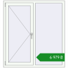 Ціноутворення Вікна 1240x1350 мм REHAU Euro 60 Білий (RAL 9016) з двох сторін. Ціна: ₴6,979.05