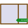 Ціноутворення Вікна 1600x1200 мм REHAU Euro 70 GOLDEN OAK з двох сторін. Ціна: ₴10,113.61