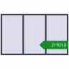 Ціноутворення Вікна 2300x1400 мм REHAU Brillant-Design ANTHRACITE_GREY_STRUKTURAL з двох сторін. Ціна: ₴21,900.82