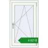 Ціноутворення Вікна 600x990 мм REHAU Euro 70 Білий (RAL 9016) з двох сторін. Ціна: ₴4,821.35