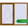 Ціноутворення Вікна 1750x1440 мм REHAU Euro 60 GOLDEN OAK з двох сторін. Ціна: ₴15,838.33