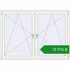 Ціноутворення Вікна 1800x1300 мм REHAU Euro 70 Білий (RAL 9016) з двох сторін. Ціна: ₴13,975.58