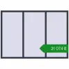 Ціноутворення Вікна 2000x1420 мм REHAU SYNEGO MD ANTHRACITE_GREY_STRUKTURAL з двох сторін. Ціна: ₴21,073.60