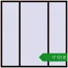 Ціноутворення Вікна 2100x2100 мм REHAU Euro 60 BLACK_BROWN з двох сторін. Ціна: ₴17,120.63