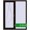 Ціноутворення Вікна 1200x1500 мм REHAU SYNEGO MD BLACK_BROWN з двох сторін. Ціна: ₴18,552.70