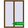 Ціноутворення Вікна 900x1230 мм REHAU SYNEGO MD WALNUT з двох сторін. Ціна: ₴10,969.83