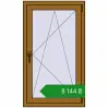 Ціноутворення Вікна 700x1200 мм REHAU Euro 70 LIGHT_OAK з двох сторін. Ціна: ₴8,143.91