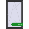 Ціноутворення Вікна 1100x1850 мм REHAU Euro 70. Ціна: €421.01