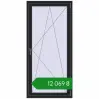 Ціноутворення Вікна 850x1800 мм REHAU Euro 70 BLACK_ULTI-MATT з двох сторін. Ціна: ₴12,068.59
