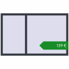 Ціноутворення Вікна 1600x1000 мм REHAU Euro 60. Ціна: €138.51