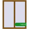 Ціноутворення Вікна 1000x1200 мм REHAU Euro 70 GOLDEN OAK з двох сторін. Ціна: ₴7,402.70