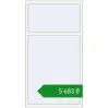 Ціноутворення Вікна 1050x1950 мм REHAU Euro 60 Білий (RAL 9016) з двох сторін. Ціна: ₴5,682.52