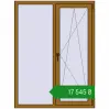 Ціноутворення Вікна 1200x1600 мм REHAU Brillant-Design LIGHT_OAK з двох сторін. Ціна: ₴17,544.71