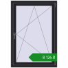 Ціноутворення Вікна 900x1300 мм REHAU Euro 60 BLACK_ULTI-MATT з двох сторін. Ціна: ₴8,125.97