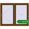 Ціноутворення Вікна 1500x1200 мм REHAU Euro 70 WALNUT з двох сторін. Ціна: ₴16,116.92