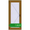 Ціноутворення Вікна 625x1440 мм REHAU Euro 60 LIGHT_OAK з двох сторін. Ціна: ₴7,282.49
