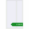 Ціноутворення Вікна 1300x2200 мм REHAU Euro 60 Білий (RAL 9016) з двох сторін. Ціна: ₴8,588.49