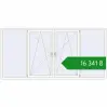 Ціноутворення Вікна 3000x1450 мм REHAU Euro 60 Білий (RAL 9016) з двох сторін. Ціна: ₴16,340.94