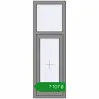 Ціноутворення Вікна 500x1500 мм Altest Pony 375 RAL 9007 Grey aluminium з двох сторін. Ціна: ₴7,106.73