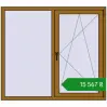 Ціноутворення Вікна 1460x1300 мм REHAU Brillant-Design LIGHT_OAK з двох сторін. Ціна: ₴15,567.40