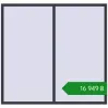 Ціноутворення Вікна 1950x1850 мм REHAU Euro 70 ANTHRACITE_GREY_STRUKTURAL з двох сторін. Ціна: ₴16,948.80