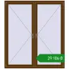 Ціноутворення Вікна 1600x1800 мм REHAU SYNEGO MD WALNUT з двох сторін. Ціна: ₴29,185.84