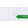 Ціноутворення Вікна 3000x1500 мм REHAU Euro 70. Ціна: €500.18