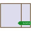 Ціноутворення Вікна 2740x2200 мм REHAU SYNEGO MD WALNUT з двох сторін. Ціна: ₴36,549.46